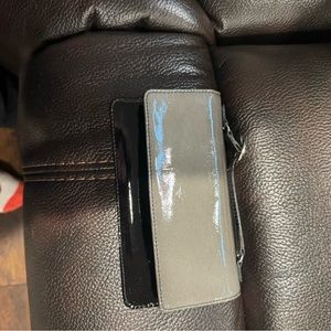 Danier leather patent leather wallet